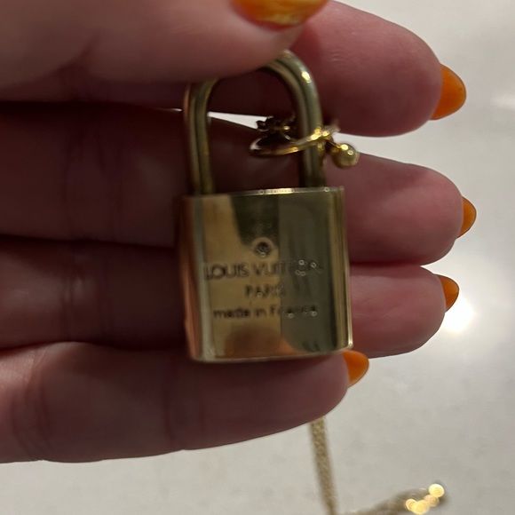 Authentic Louis Vuitton Lock Necklace - Picture 2 of 5